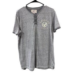 🌸3/$15🌸American Eagle Gray Men’s Tee with Logo sz M